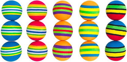 PET SHOW 15pcs 1.4" Interactive Cat Toy Balls - Image 3