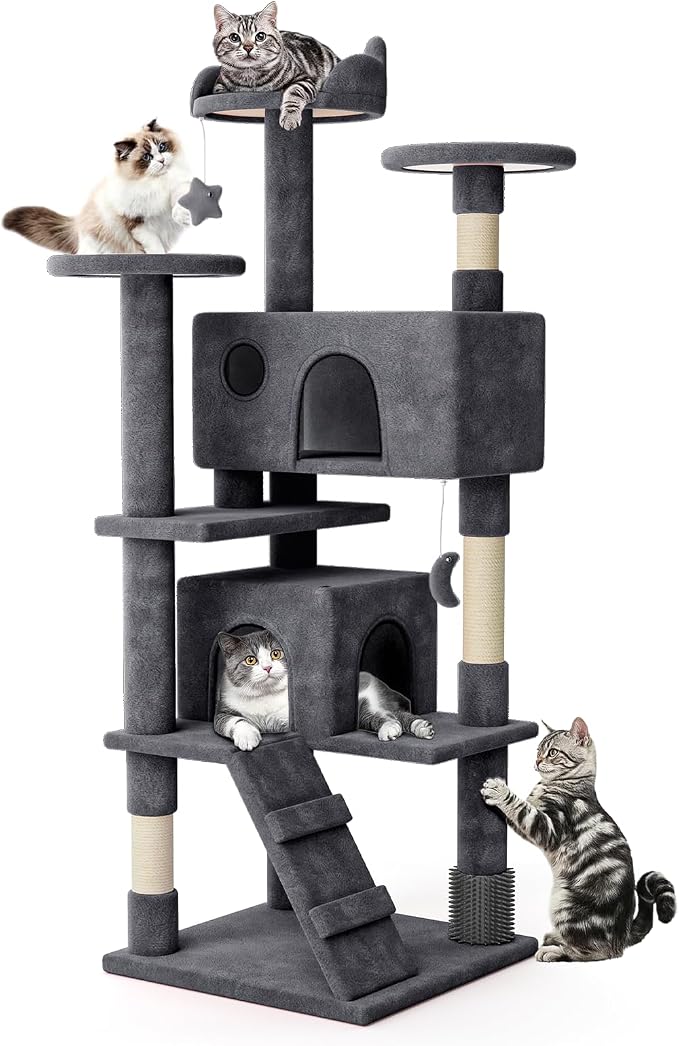 MoNiBloom 60 Inch Cat Tree Tower by Monibloom