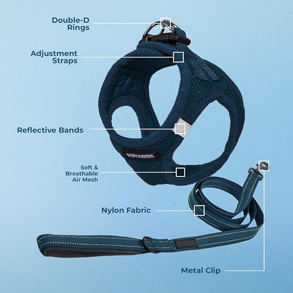 Best Pet Supplies Voyager Step-in Air All Weather Mesh Harness and Reflective - Image 4