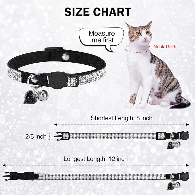 Rhinestone Cat Collar Breakaway - Image 4