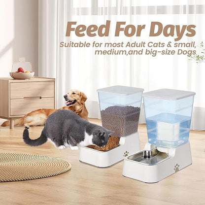 Automatic 5.4L/1.4Gal Pet Waterer, Automatic Dog Water Dispenser Gravity - Image 2