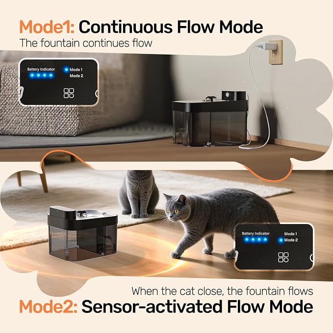 2026 Latest Cat Water Fountain, No Filter Cotton, App Monitoring Wastewater - Image 7