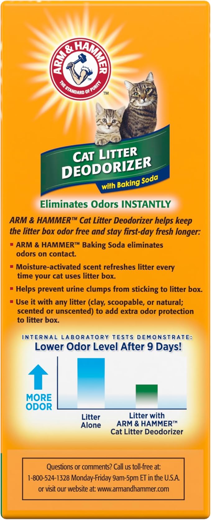 ARM & Hammer Cat Litter Deodorizer Double Duty, 20 oz, 6 Pack - Image 4
