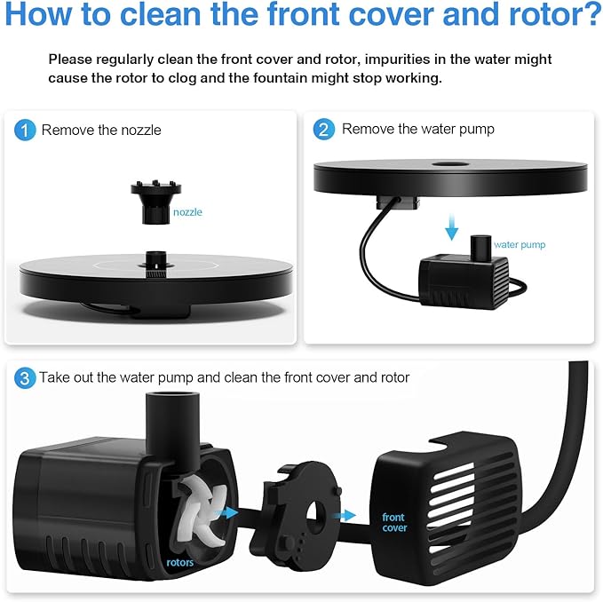 Solar Fountain, Floating Solar Powered Water Fountain Pump - Image 3