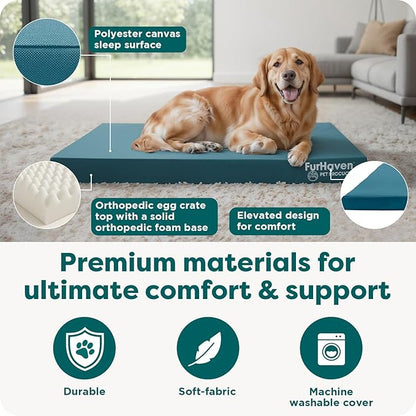 Furhaven Water-Resistant Orthopedic Dog Bed - Image 5