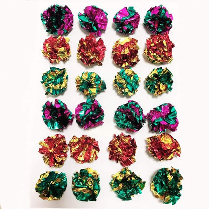 Original Mylar Crinkle Balls Cat Toys by PETFAVORITES
