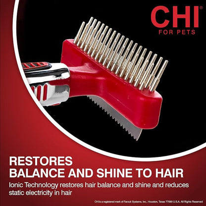 CHI for Dogs Double-Sided Shedding Rake and Blade - Image 4
