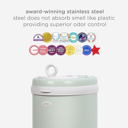 Ubbi Steel Diaper Pail, Odor Locking, No Special Bag Required, Award-Winning - Image 5