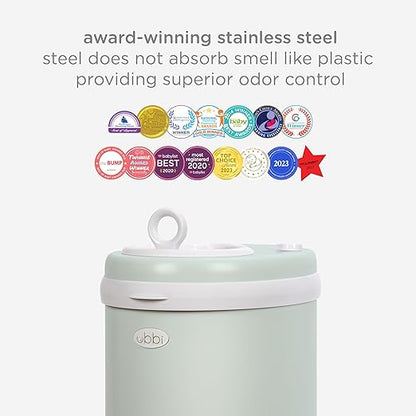 Ubbi Steel Diaper Pail, Odor Locking, No Special Bag Required, Award-Winning - Image 5