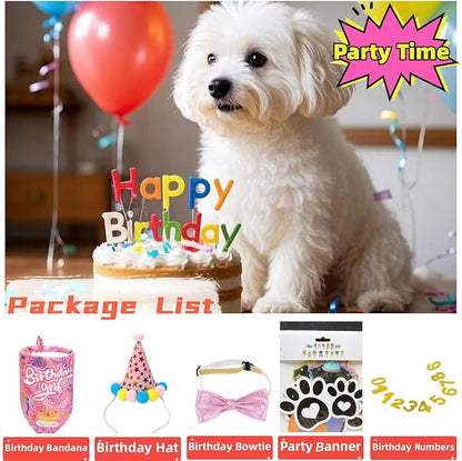 Happy Birthday Dog Party Supplies Kit - Image 4