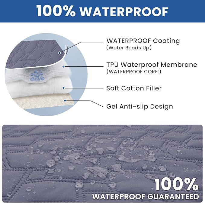 Waterproof Dog Blanket, Non-Slip Soft Pet Bed Cover, Couch Cover - Image 2
