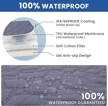 Waterproof Dog Blanket, Non-Slip Soft Pet Bed Cover, Couch Cover - Image 2