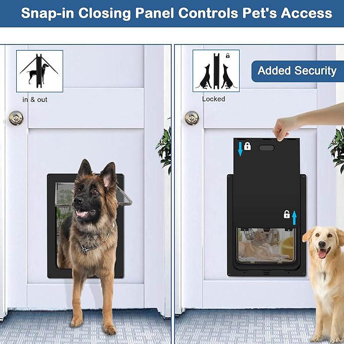 CEESC Large Dog Door for Pets Up to 100 lb, Weatherproof Pet Door for Cats and - Image 3