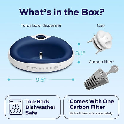 Filtered Portable Dog Water Dispenser, 1L / 34oz, Automatic Pet Water Dispenser - Image 8