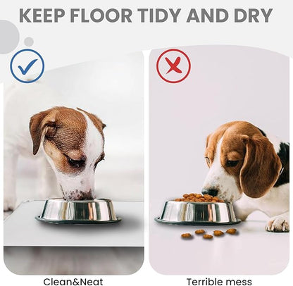 WePet Non-Slip Waterproof Pet Feeding Mat, 20x12 Inch - Image 3