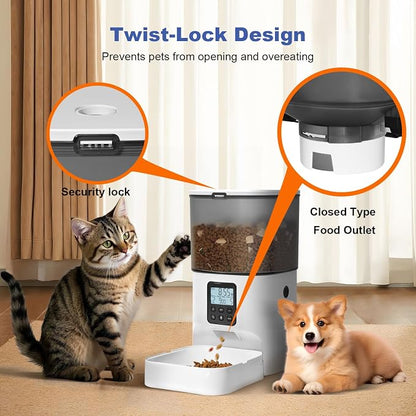 Automatic Cat Feeder, Cat Food Dispenser - Image 3