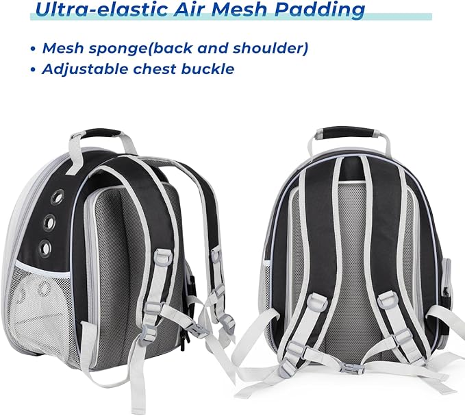 Lollimeow Cat Carrier Backpack, Expandable Bubble Pet Carrier - Image 8