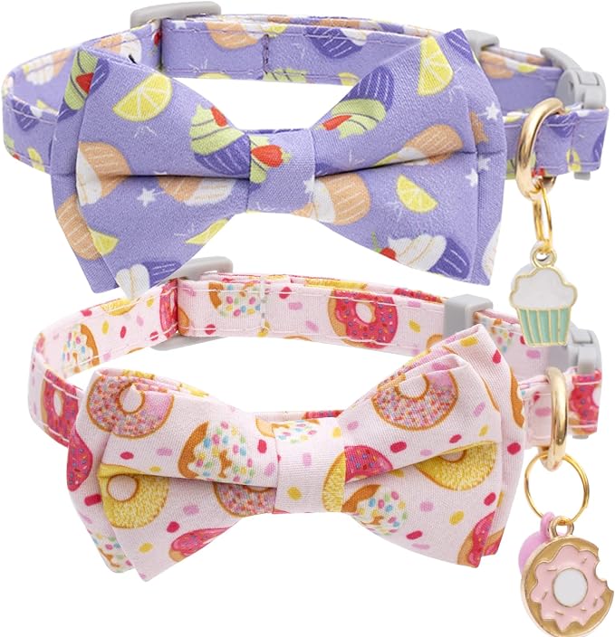 Faygarsle 2 Pack Cute Breakaway Cat Collar by Faygarsle