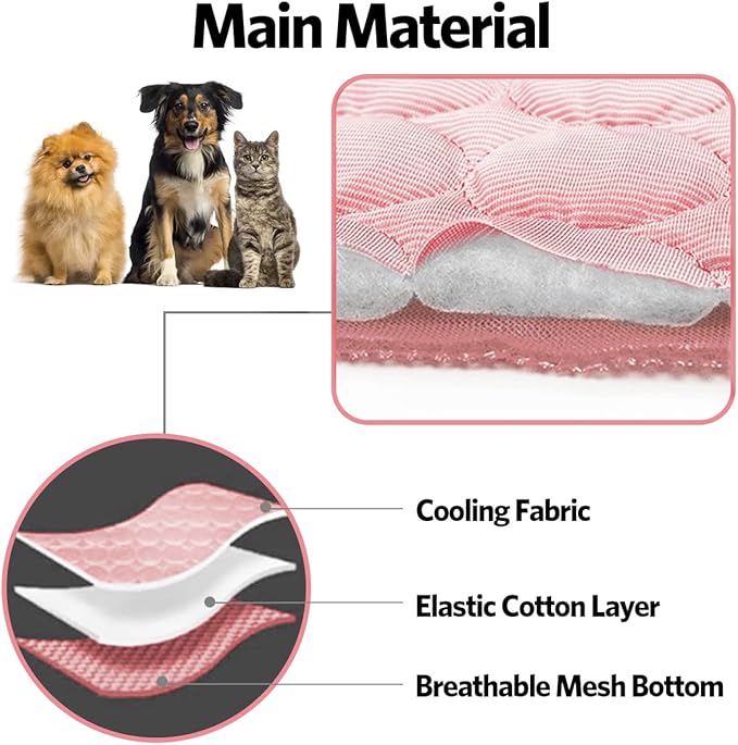 Dog Cooling Mat Pet Cooling Pads Dogs & Cats Pet Cooling Blanket - Image 4