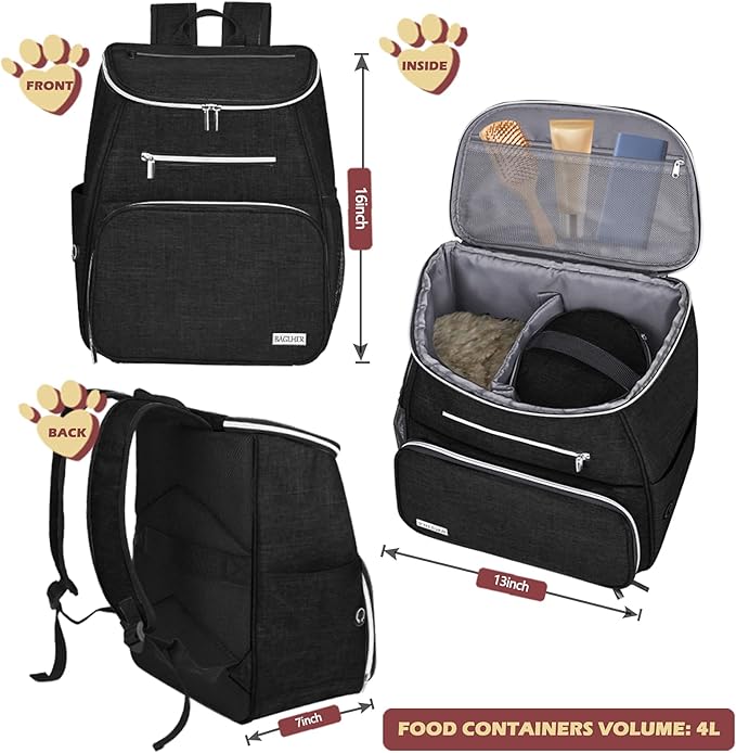 BAGLHER丨Dog Travel Bag Backpack, Airline Approved Pet Supplies Backpack - Image 3