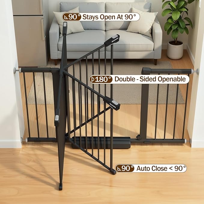 Mumeasy 29.7–51 Inch Extra Wide Baby Gate - Image 9