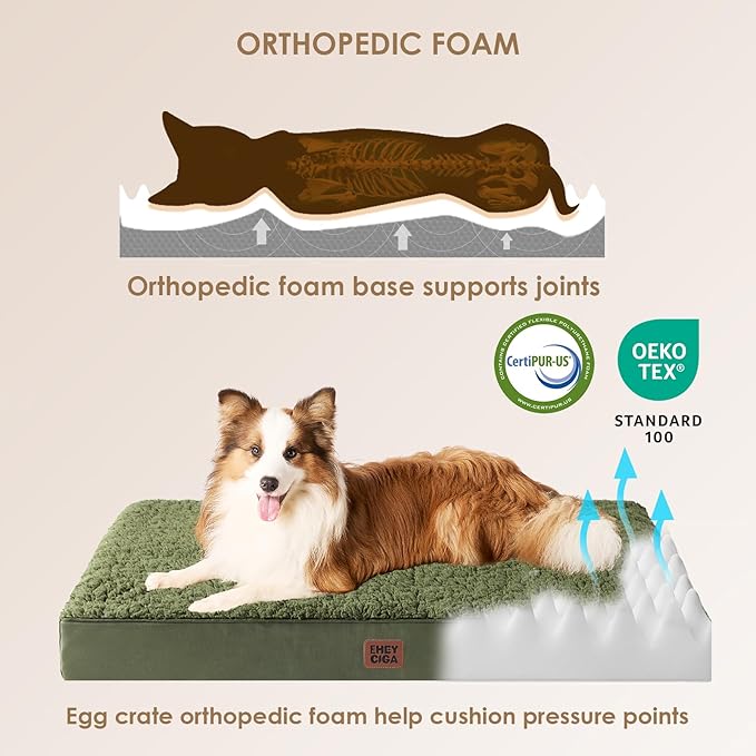 EHEYCIGA Orthopedic Foam Dog Bed - Image 3