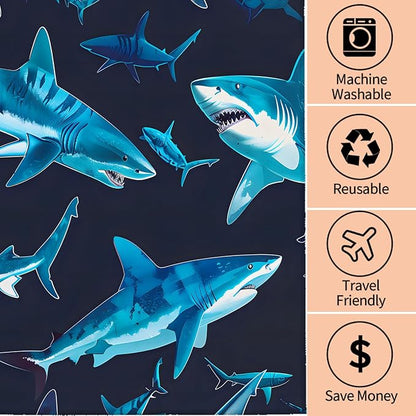Cute Shark Hand Towels - Image 3