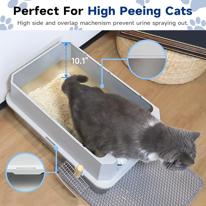TENTIZON Stainless Steel Cat Litter Box - Image 6