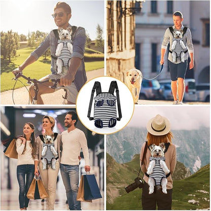 YUDODO Pet Dog Carrier Backpack Adjustable Dog Front Carrier, Legs Out Easy-Fit - Image 5