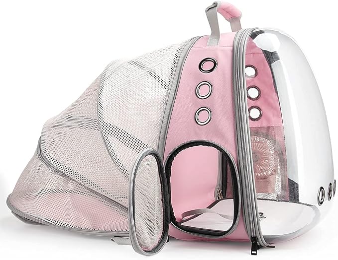 Lollimeow Cat Carrier Backpack, Expandable Bubble Pet Carrier - Image 7