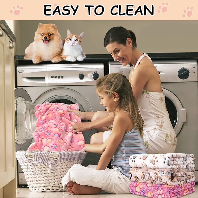 Rezutan Dog Blankets for Large Dogs, Upgraded 3 Pack Dogs Cat Blanket Washable - Image 7