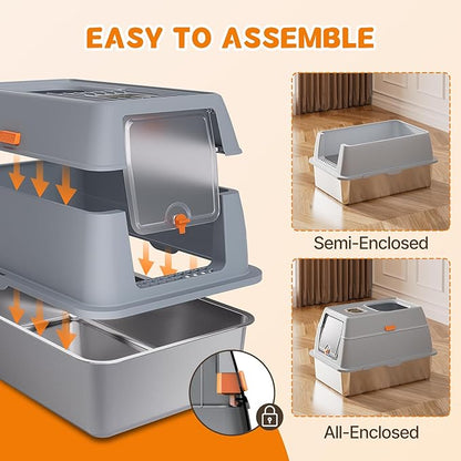 Stainless Steel Litter Box - Image 3