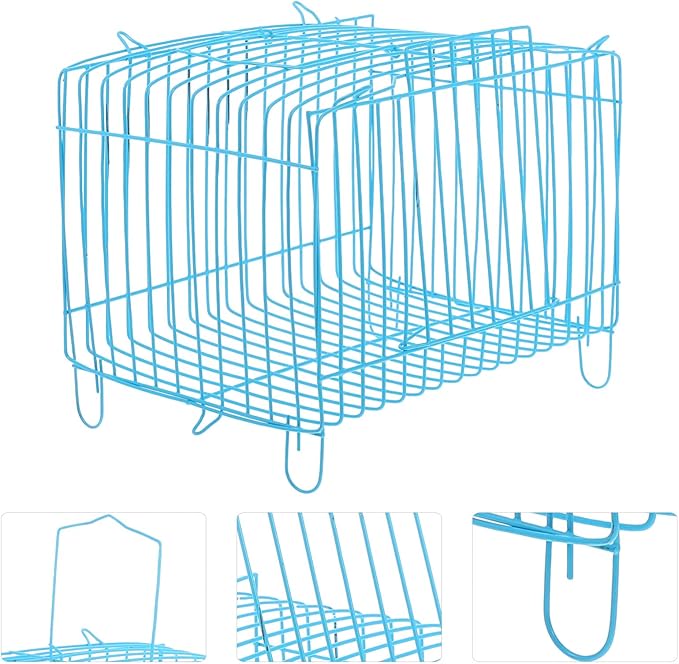 Kisangel Metal Bird Travel Cage Small Bird Cage Portable Carrier Storage s - Image 9