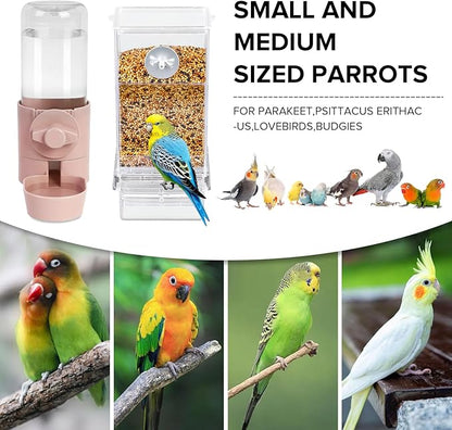 No Mess Bird Feeder Water Dispenser Set, Bird Feeder - Image 3
