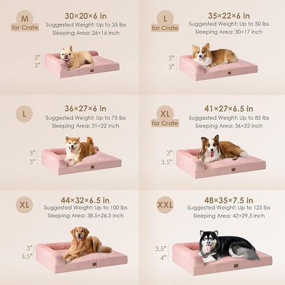EHEYCIGA XXL Dog Bed Memory Foam, Orthopedic Giant Dog Bed Jumbo - Image 2