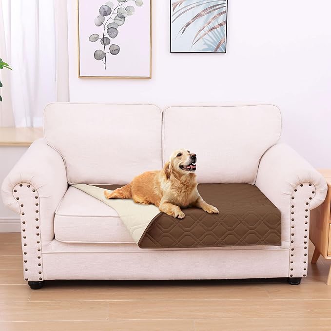 hyha Waterproof Dog Bed Blanket, Soft Pet Blankets, Waterproof Couch Cover by hyha