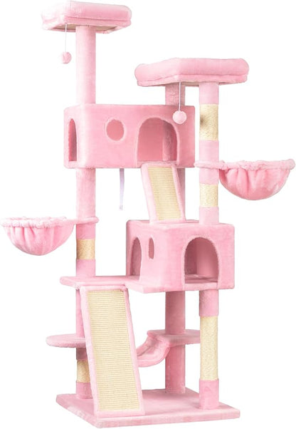WEEWAY Cat Tree Tower for Indoor Cats, Stand House Condo Cave, Sisal Scratching - Image 4