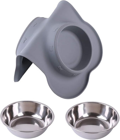 Hubulk Pet Dog Bowls 2 Stainless Steel Dog Bowl - Image 7