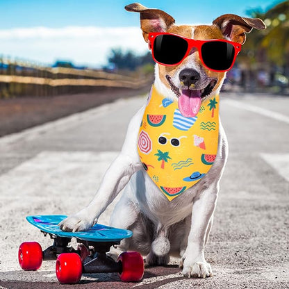 Eccliy 30 Pack Summer Fruit Dog Bandanas Bulk Soft Triangle Dog Scarfs - Image 4