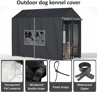 Outdoor Dog Kennel Cover - Image 3