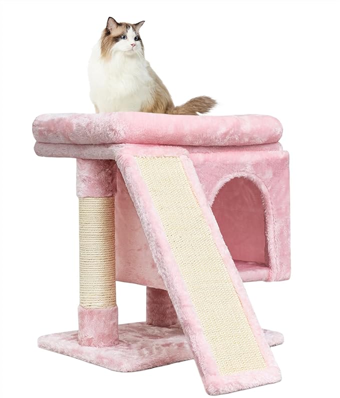 SYANDLVY Small Pink Cat Tree by SYANDLVY