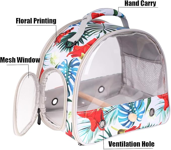 Portable Small Bird Travel Carrier Cage - Image 3