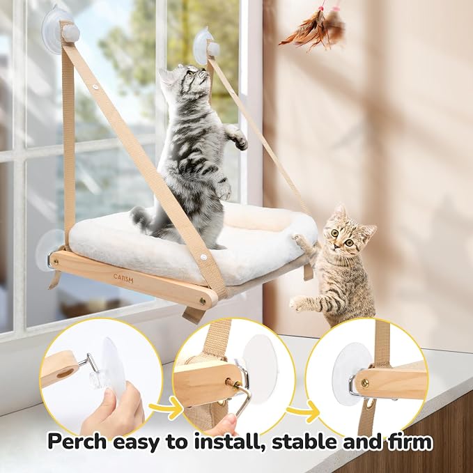 CATISM Cushion Cat Window Perch - Image 5