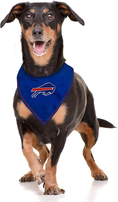 Pets First NFL Buffalo Bills TIE Bandana, Large/X-Large. Dog Bandana Scarf Bib - Image 3