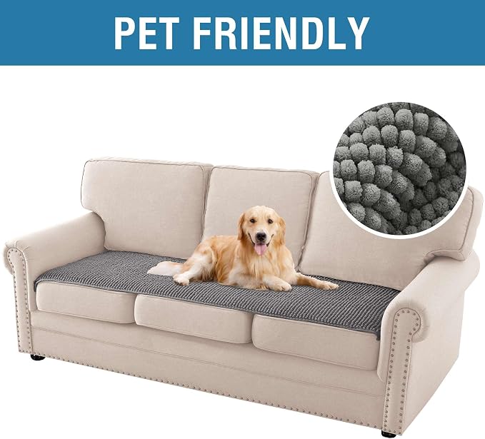 H.VERSAILTEX Plush Chenille Couch Cover - Image 2