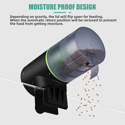 FREESEA Aquarium Automatic Fish Feeder: Rechargeable Auto Fish Food Dispenser - Image 4
