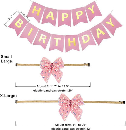ADOGGYGO Dog Birthday Hat Bandana Girl - Image 4