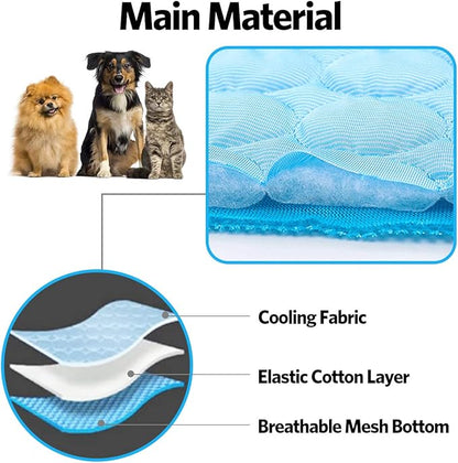 Dog Cooling Mat Pet Cooling Pads Dogs & Cats Pet Cooling Blanket - Image 6
