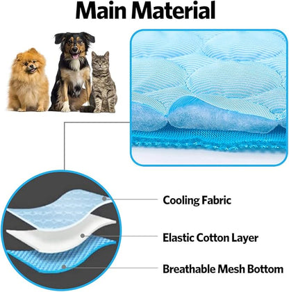 Dog Cooling Mat Pet Cooling Pads Dogs & Cats Pet Cooling Blanket - Image 5