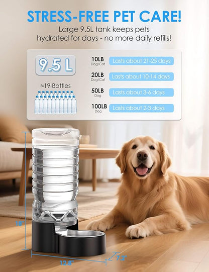 2.5 Gallon Automatic Dog Water Dispenser【Wide Mouth - Image 2